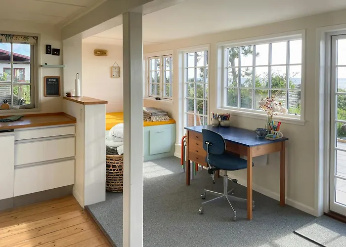 Timber House With View On Samso Nordby (Midtjylland)